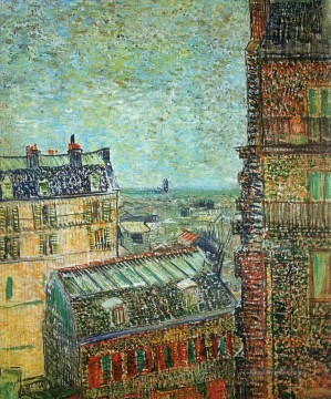Vincent Van Gogh Werke - Ansicht von Paris von Vincent s Raum in der Rue Lepic Vincent van Gogh